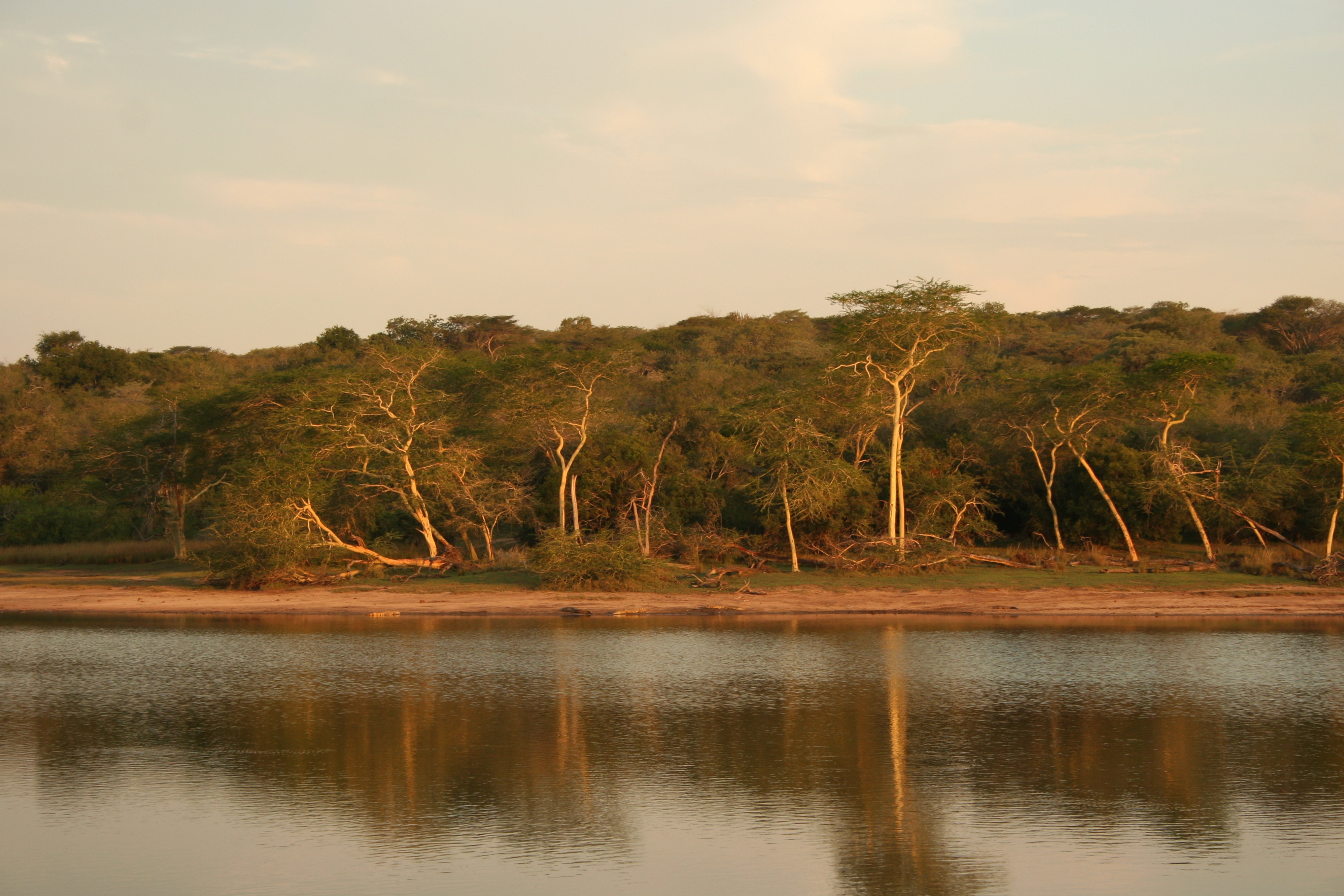 Suedafrika Kleingruppenreise - Flusslandschaft - Hluhluwe - Imfolzi Game Reserve - Suedafrika