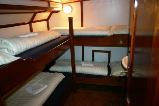 Kojen in den Kabinen