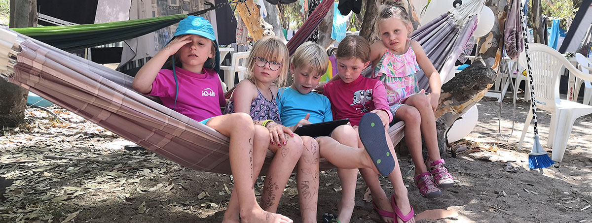 Kinderbetreuung auf Sardinien im Familiencamp