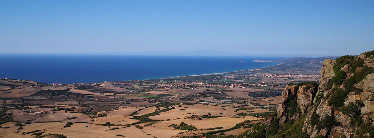 Sardinien aus dem Flugzeug