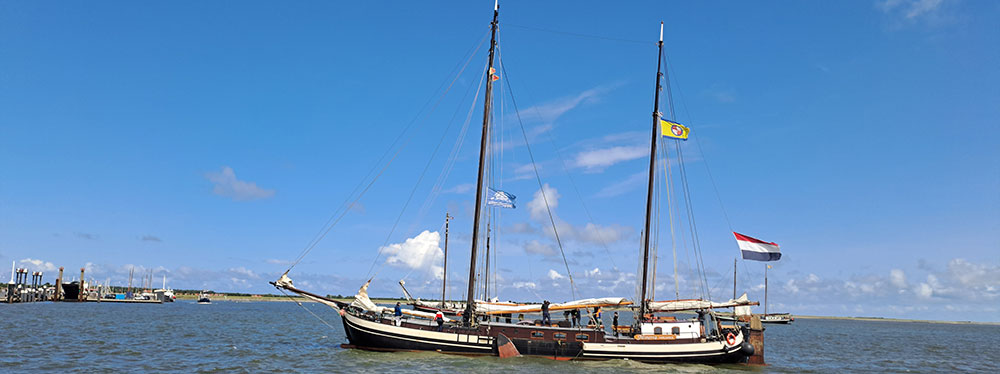 Plattbodenschiff im IJsselmeer