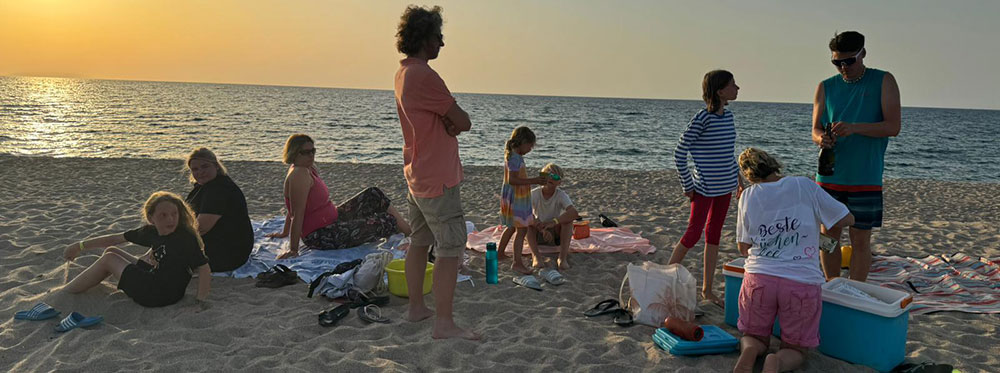Unterkunft im Mietzelt von elan sportreisen im Sardiniencamp