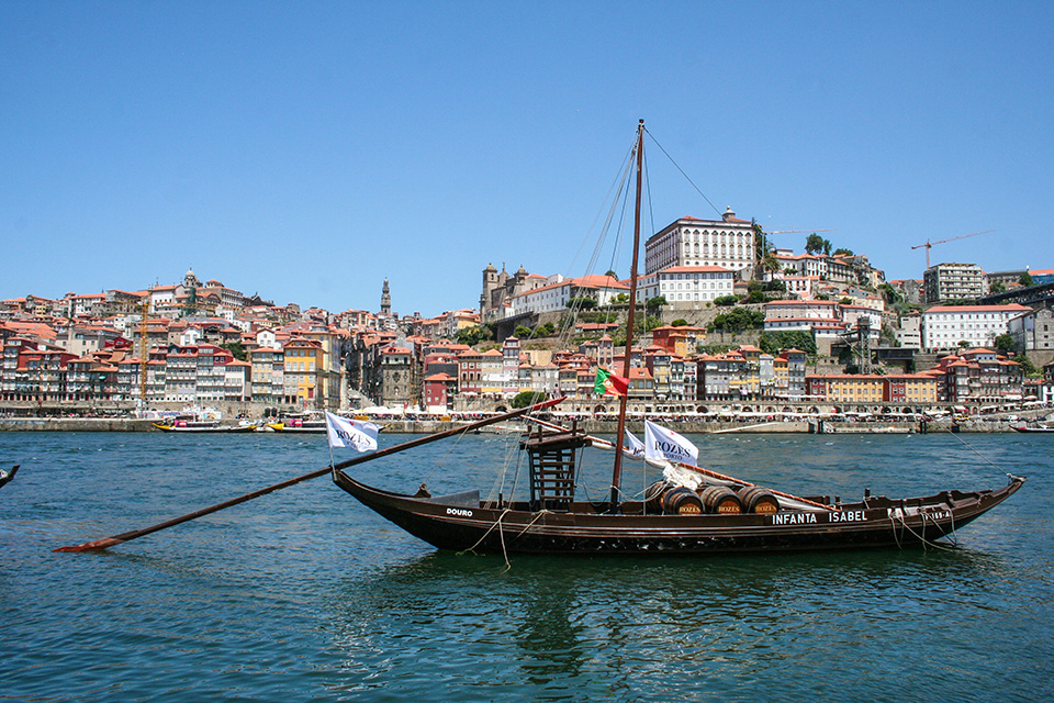 Blick auf Portos Altstadt