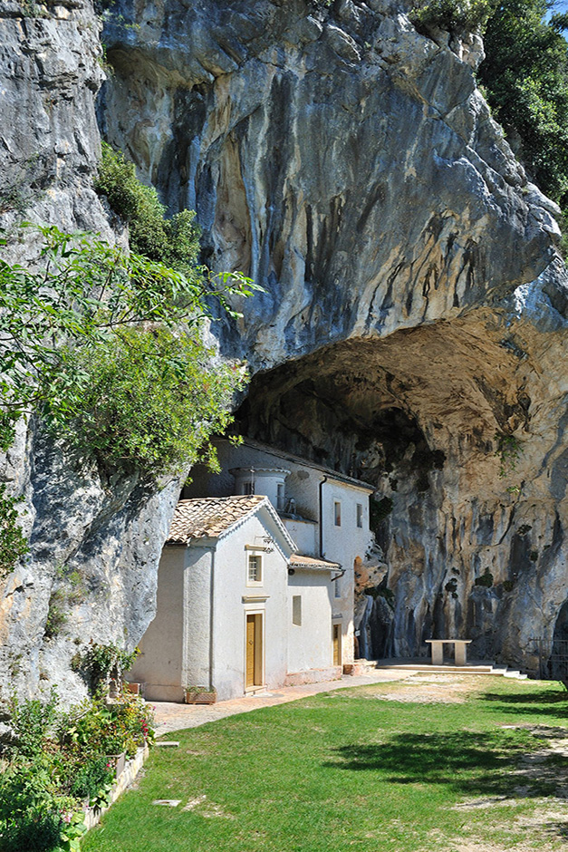 Die Kapelle Madonna delle Cese kurz vor Collepardo