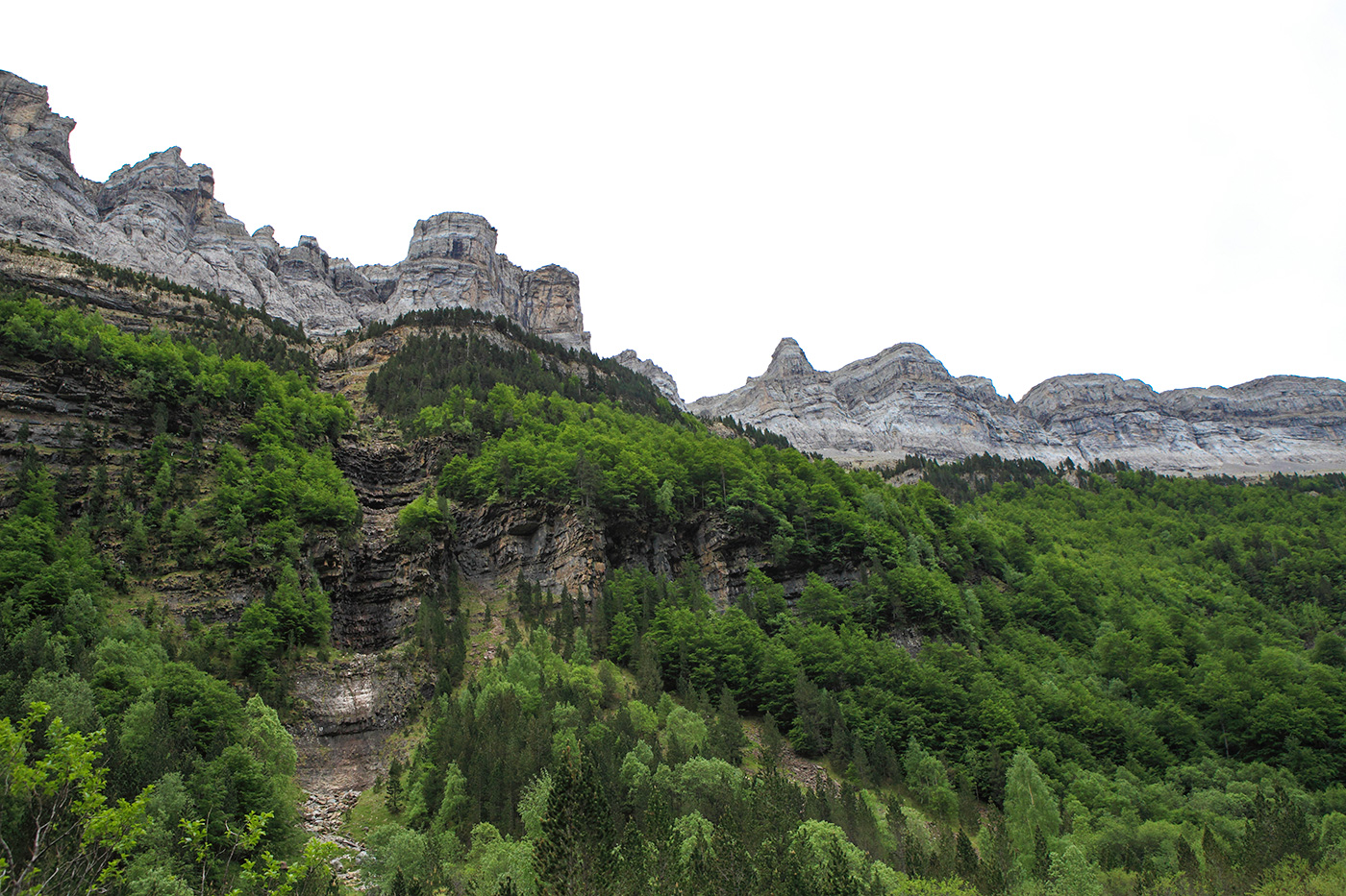 Gipfelkette oberhalb der Ordesa-Schlucht
