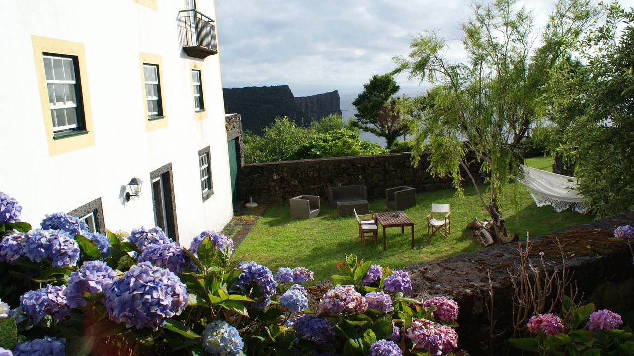 Quinta de Sao Pedro_Haupthaus mit Garten