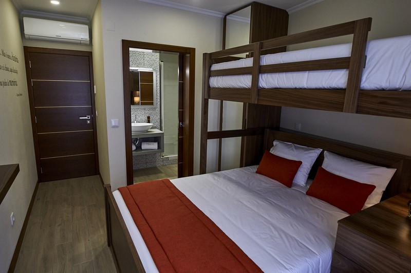 Memoria Hostel_double room_double bed with Junior bed 2
