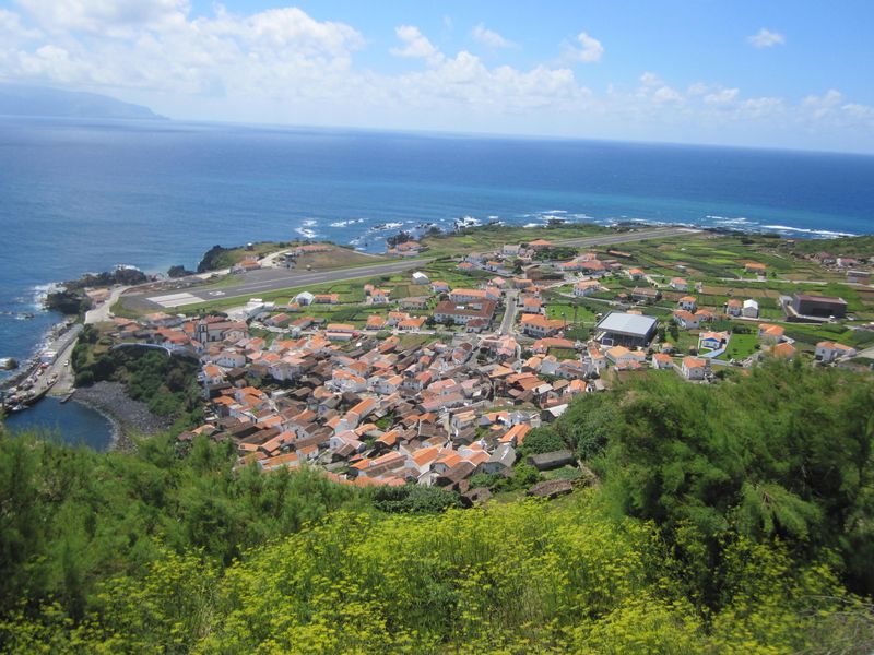 View of village Vila Nova