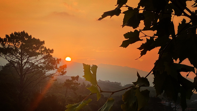 Sunset from Miradouro da Papalva 