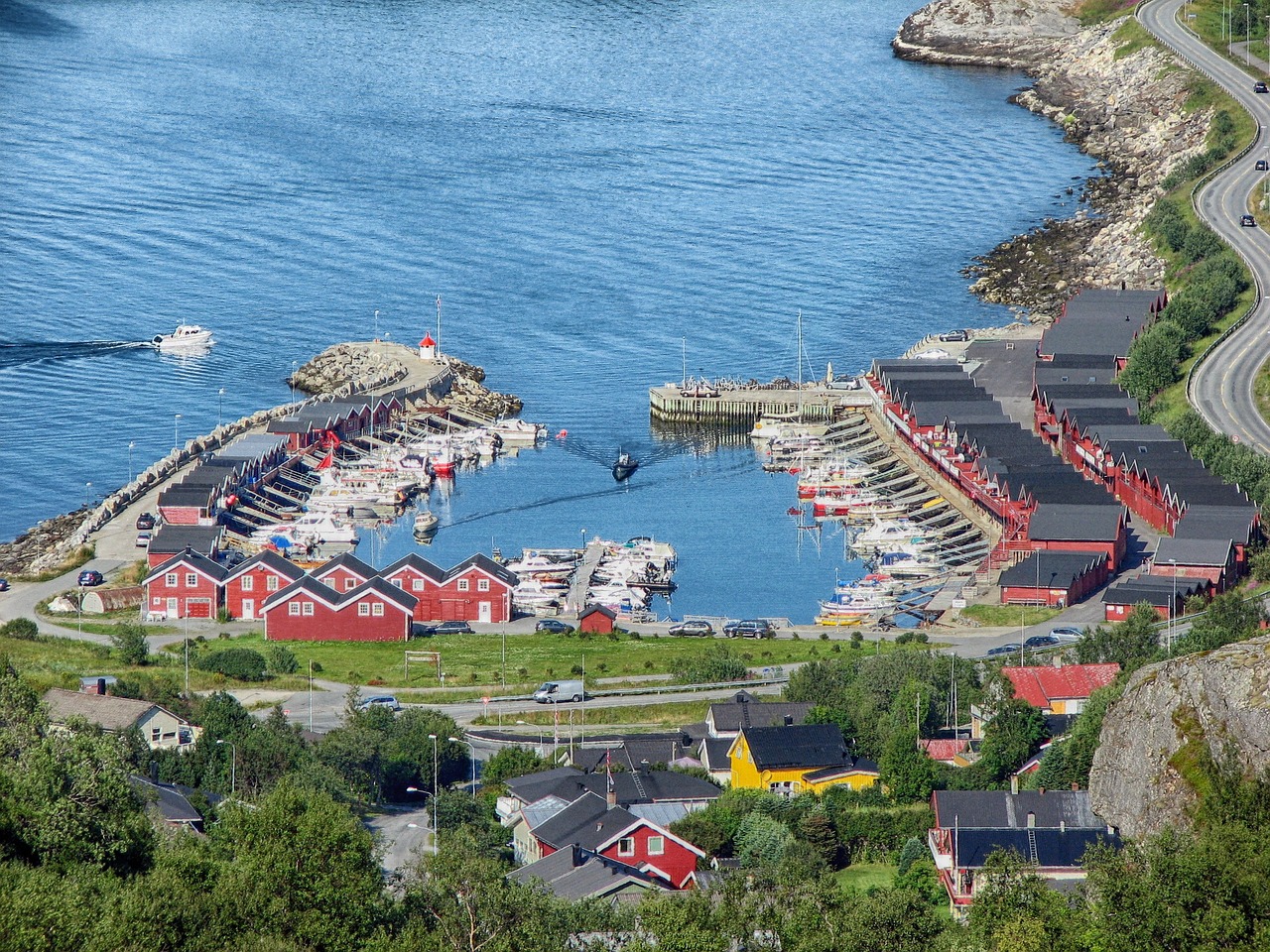 Bodo, Norwegen, Hafen