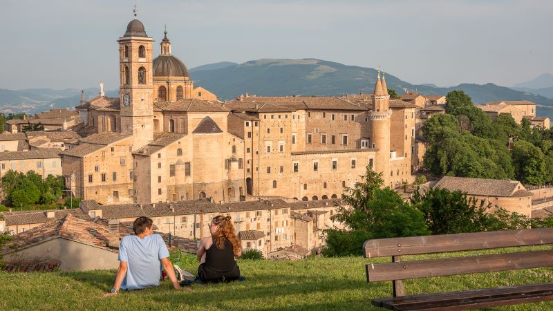 Blick auf Urbino