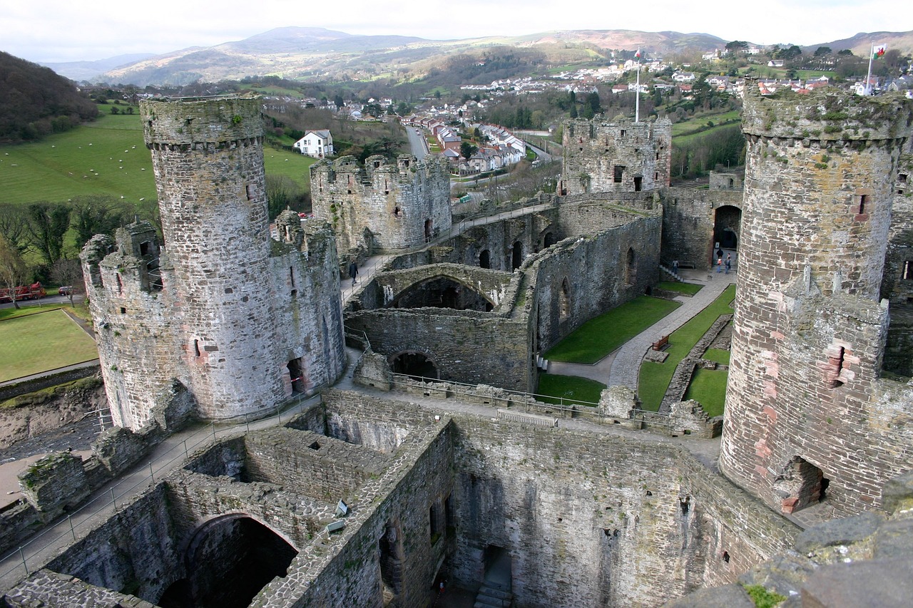 Conwy, Schloss, Wales