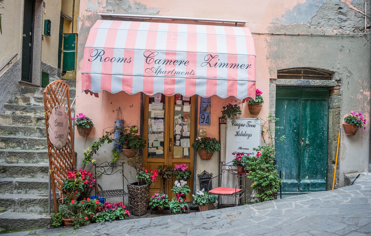 Italien, Schöne Blumen, Cinque Terre