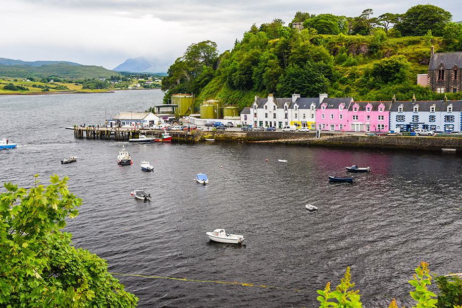 Blick auf Portree