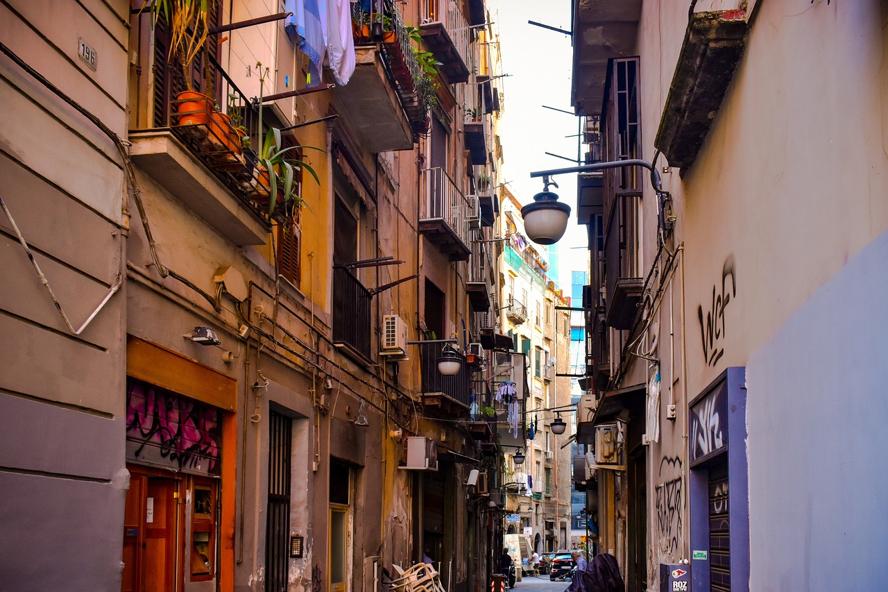 Straße, Neapel, Typisch