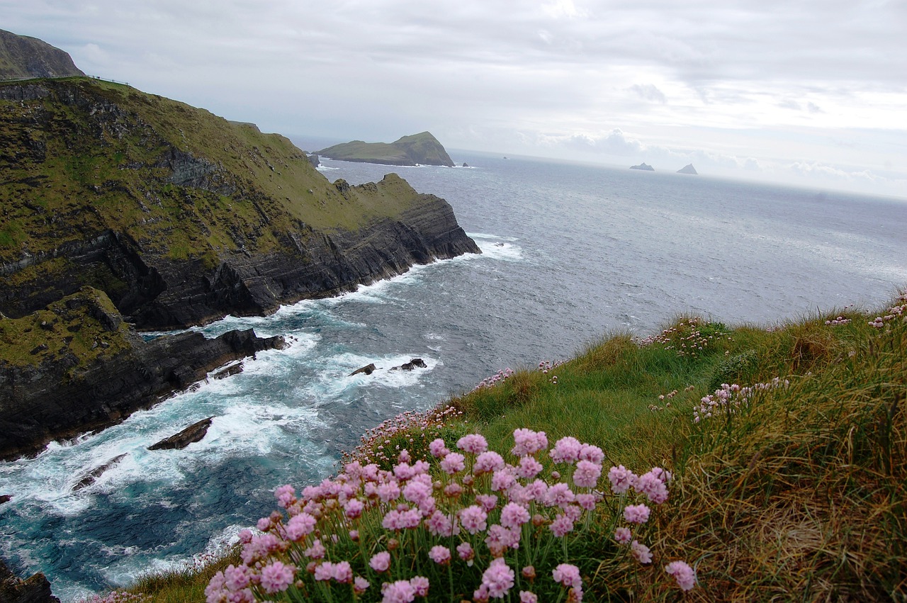 Die Klippen Von Kerry, Irland, Bucht
