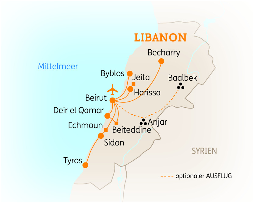 Libanon: Höhepunkte