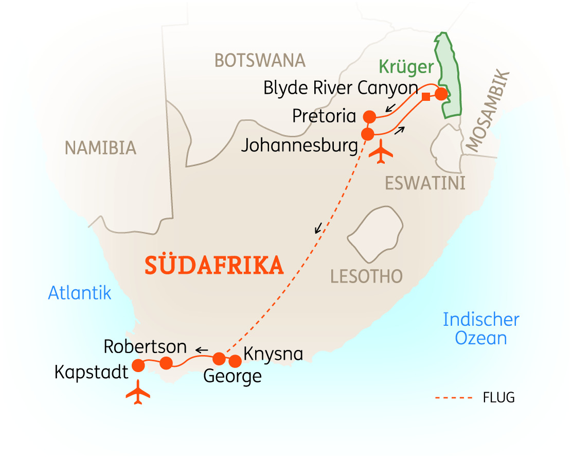 Südafrika: Kompakt erleben