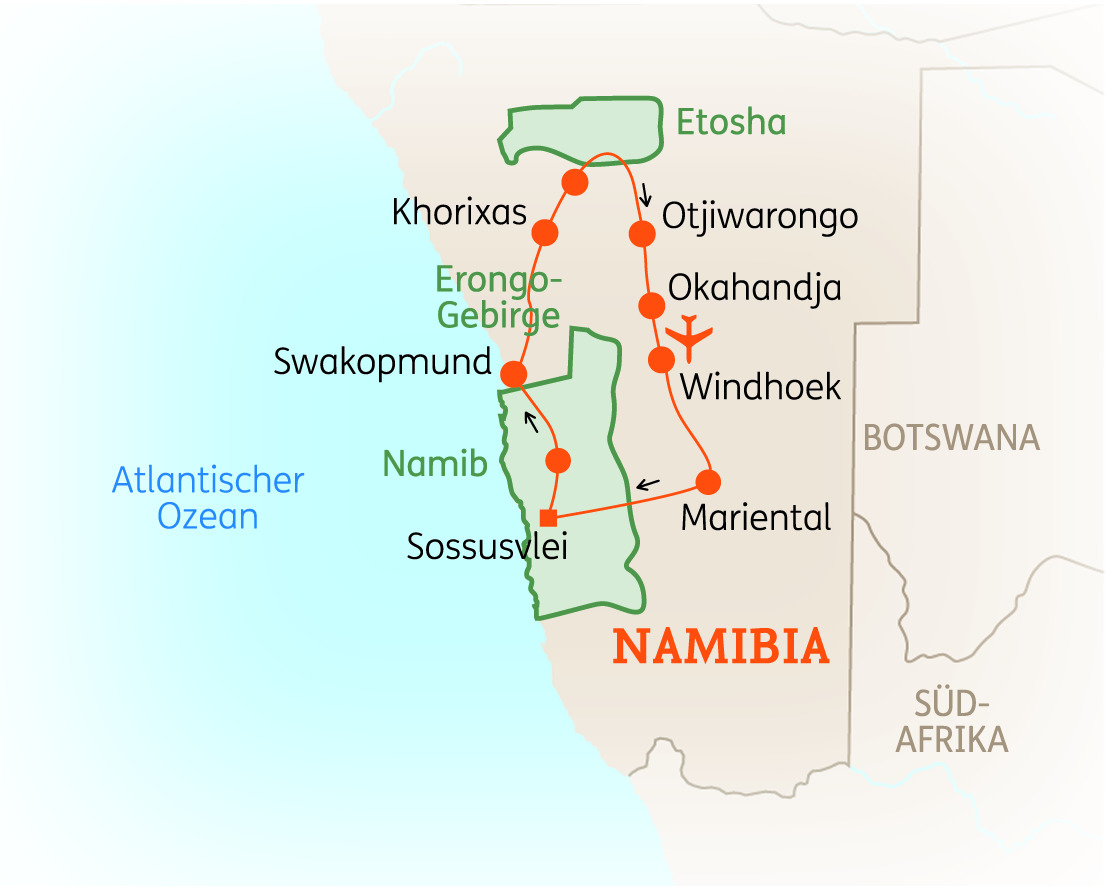 Namibia: Kompakt erleben