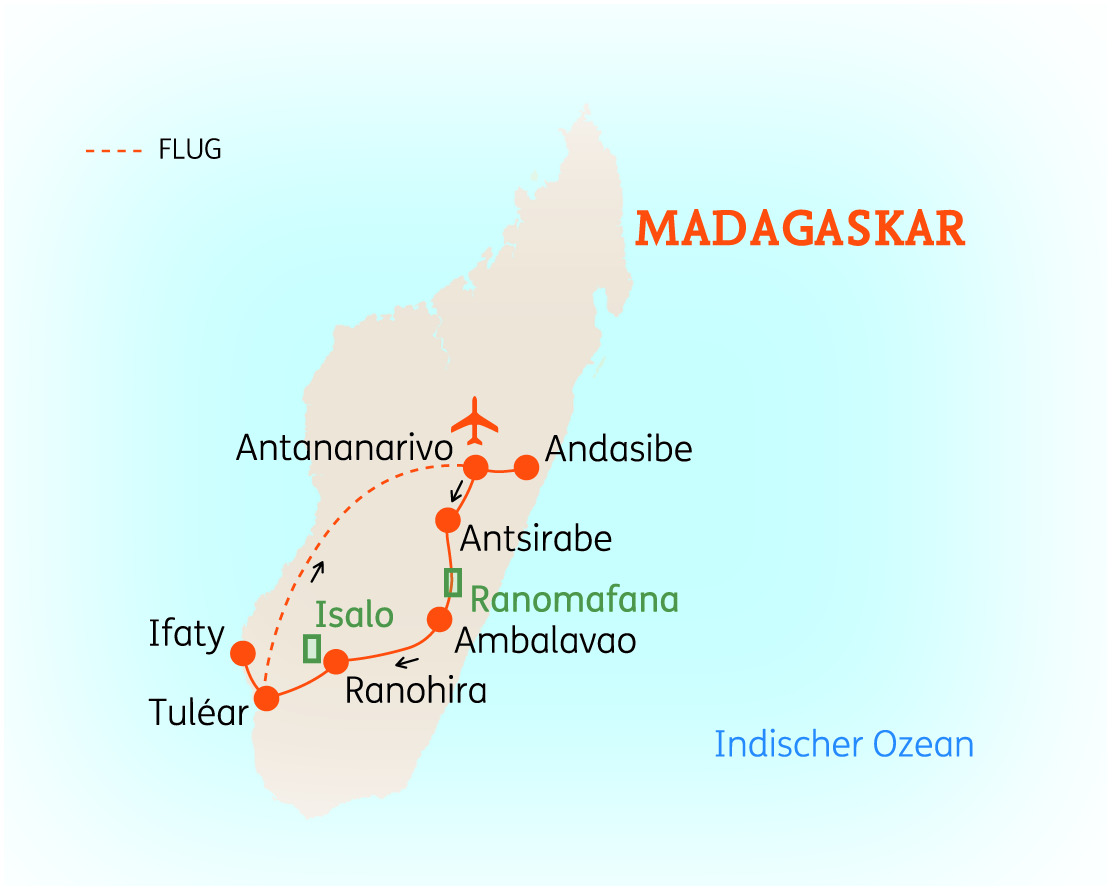 Madagaskar: Höhepunkte