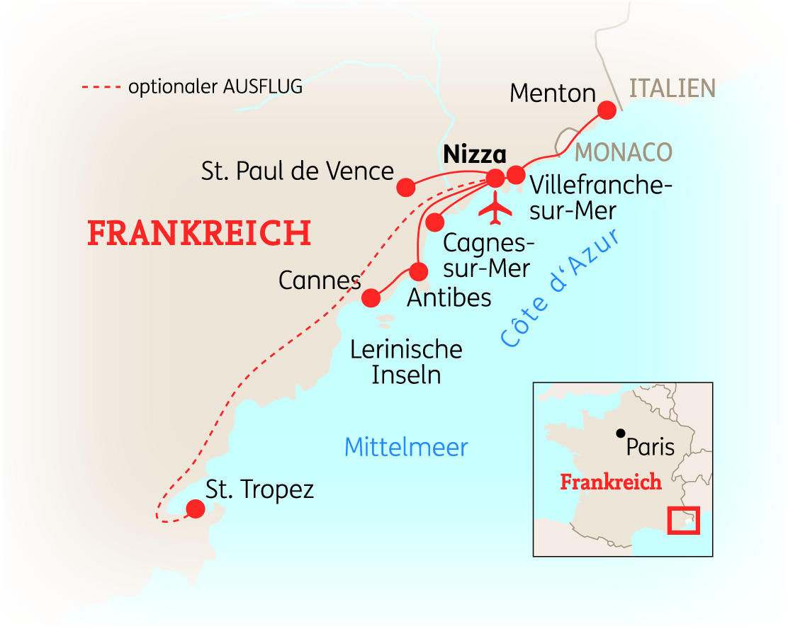 Côte d´Azur: Kultur & Genuss