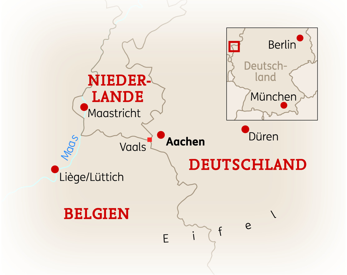 Aachen, Maastricht & Lüttich: Städtereise
